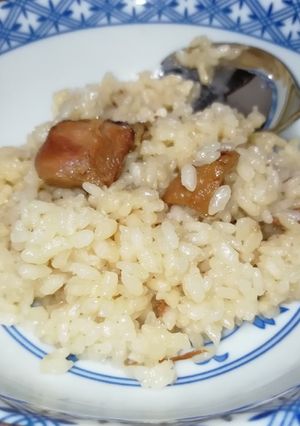 焼き鳥缶詰の炊き込みごはん-レシピのメイン写真