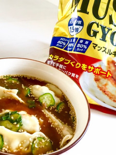 簡単アレンジ*餃子のヘルシー冷汁-レシピのメイン写真