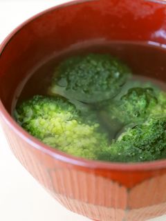 ブロッコリーの澄まし汁★低FODMAP食-レシピのメイン写真