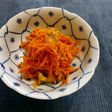 クルミたっぷり人参の塩炒め レモン風味