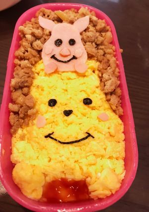 25キャラ弁 プーさん&ピグレット②-レシピのメイン写真