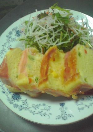 ベーコンチーズケーキ-レシピのメイン写真