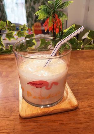 バナナと牛乳だけ バナナシェイク 離乳食-レシピのメイン写真