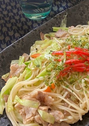 冷麦で簡単!塩焼きそば-レシピのメイン写真