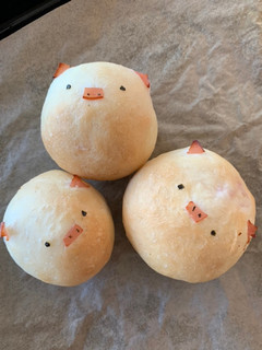 三匹のこぶたパン-レシピのメイン写真