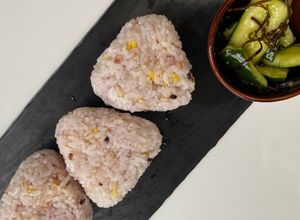 シーチキンラー油マヨ　雑穀米おにぎり-レシピのメイン写真