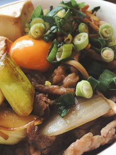 簡単関西風すき焼き丼-レシピのメイン写真