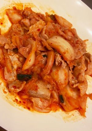 レンジで豚キムチ-レシピのメイン写真