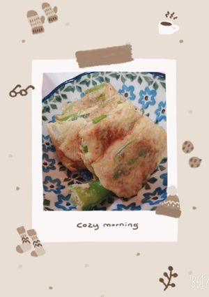:-*残ったさやいんげんの卵焼き:-*-レシピのメイン写真