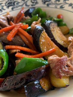彩り野菜と豚肉の甘辛炒め-レシピのメイン写真