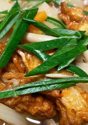 めんつゆで加賀揚げと玉ねぎの炊いたん-レシピのメイン写真