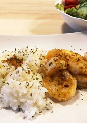 ハワイアン ガーリックシュリンプ-レシピのメイン写真
