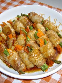 野菜の豚肉巻き-レシピのメイン写真