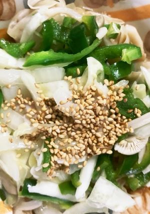 全てレンジ焼売の温野菜包みポン酢蒸し煮-レシピのメイン写真