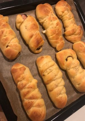 ソーセージパン☆簡単 手ごね！-レシピのメイン写真