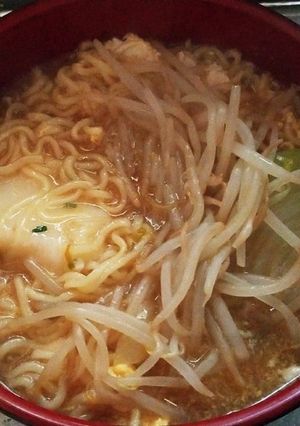 電子レンジで簡単！野菜ラーメン-レシピのメイン写真