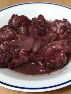 鶏手羽元の赤ワイン煮-レシピのメイン写真