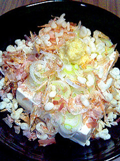 揚玉と桜海老で☆さくさくぽりぽり豆腐-レシピのメイン写真