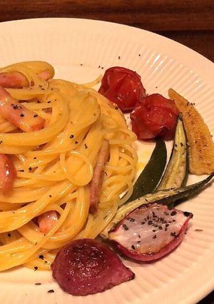 少ない材料で簡単カルボナーラ-レシピのメイン写真