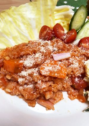 トマトチーズリゾット-レシピのメイン写真