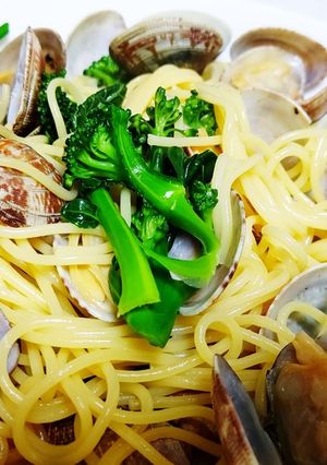 白だしで　あさりのペペロンチーノ-レシピのメイン写真