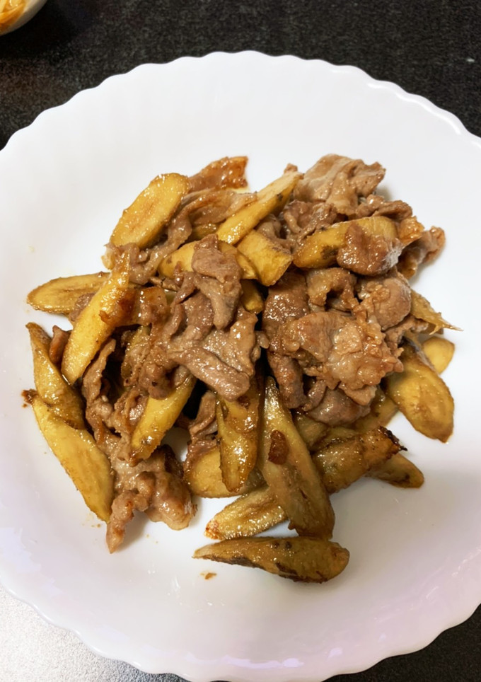 豚肉とごぼうのバタポン炒め-レシピのメイン写真