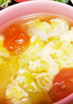春キャベツのダシダスープ-レシピのメイン写真