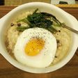 キノコとツナのオートミール豆乳リゾット