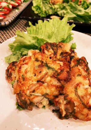 鶏胸肉と大葉のふわふわ焼き-レシピのメイン写真