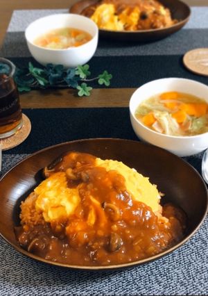簡単！デミグラスソース作り♡オムライス-レシピのメイン写真