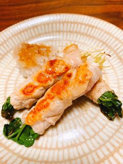 【簡単おつまみ】かいわれの豚肉巻き-レシピのメイン写真