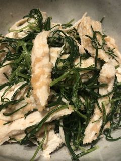 鶏とおかひじきのたらこマヨネーズ和え-レシピのメイン写真