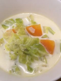 春キャベツのミルクスープ-レシピのメイン写真