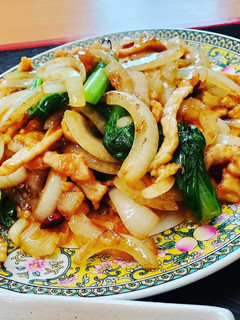 新玉ねぎと細切り豚肉の中華炒め-レシピのメイン写真
