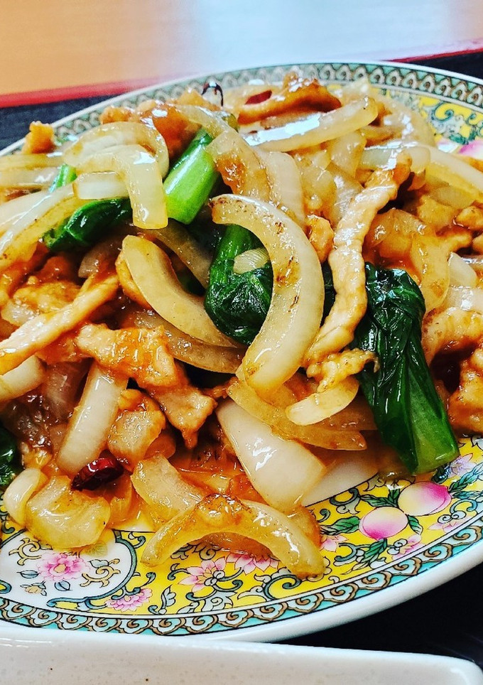 新玉ねぎと細切り豚肉の中華炒め-レシピのメイン写真