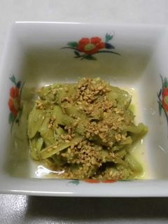 イタドリの胡麻和え-レシピのメイン写真