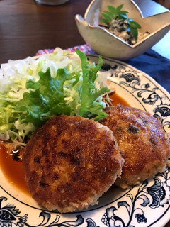 揚げない!簡単大葉とチーズのつくねカツ-レシピのメイン写真