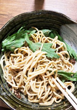 超簡単、山椒香る四川風汁なし坦々麺-レシピのメイン写真