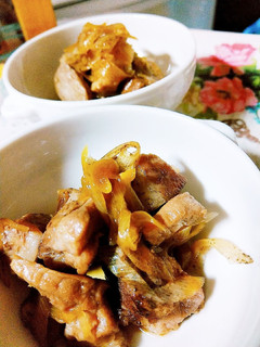 時短!耐熱皿で豚の角煮(調味料3つだけ)-レシピのメイン写真