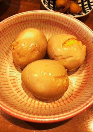 混ぜて吊るすだけ！無駄なし！簡単味玉！-レシピのメイン写真