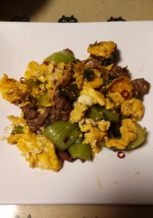 牛肉と青梗菜のオイスターソース炒め-レシピのメイン写真