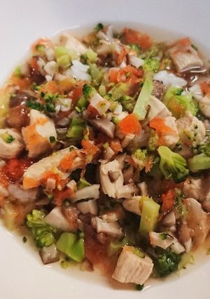 犬用*コロコロ鶏胸肉の雑炊-レシピのメイン写真