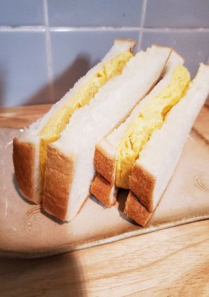 だし巻き風たまごサンドイッチ-レシピのメイン写真