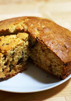 ホットケーキミックスで丸型パウンドケーキ-レシピのメイン写真