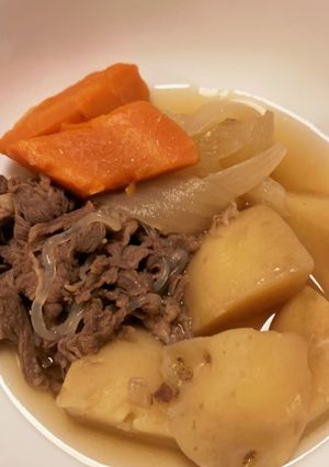 圧力鍋で肉じゃが（覚書）-レシピのメイン写真