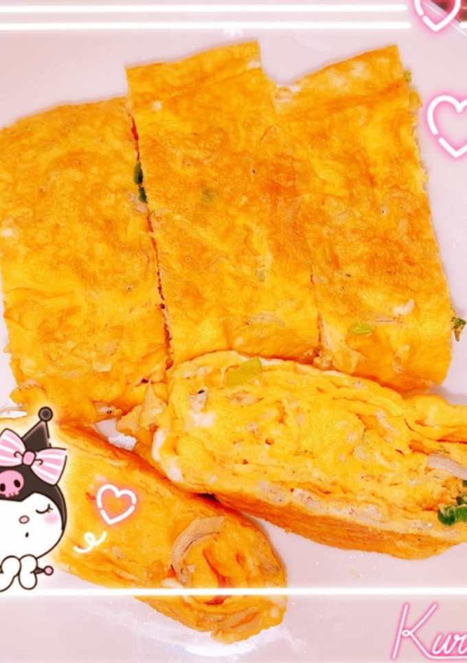 サクッとシラスのだし巻き玉子-レシピのメイン写真
