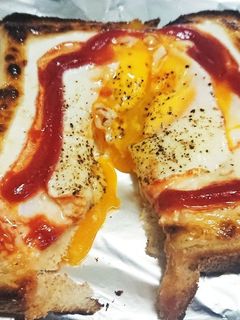 朝にピッタリ、エッグマヨトースト-レシピのメイン写真