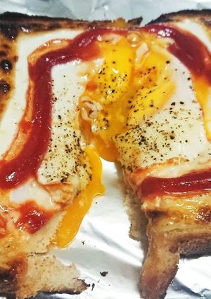 朝にピッタリ、エッグマヨトースト-レシピのメイン写真