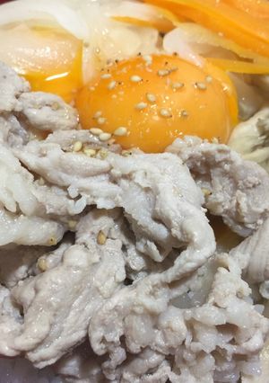 塩麹を使ったあっさり豚丼-レシピのメイン写真