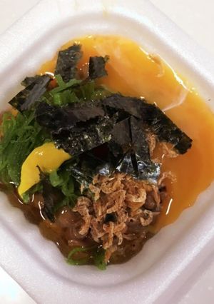 納豆オリーブオイル、海苔トッピング。-レシピのメイン写真